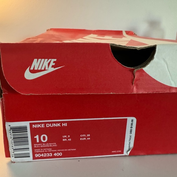 Nike Dunks Hi. Size 10 men’s. - Picture 2 of 4